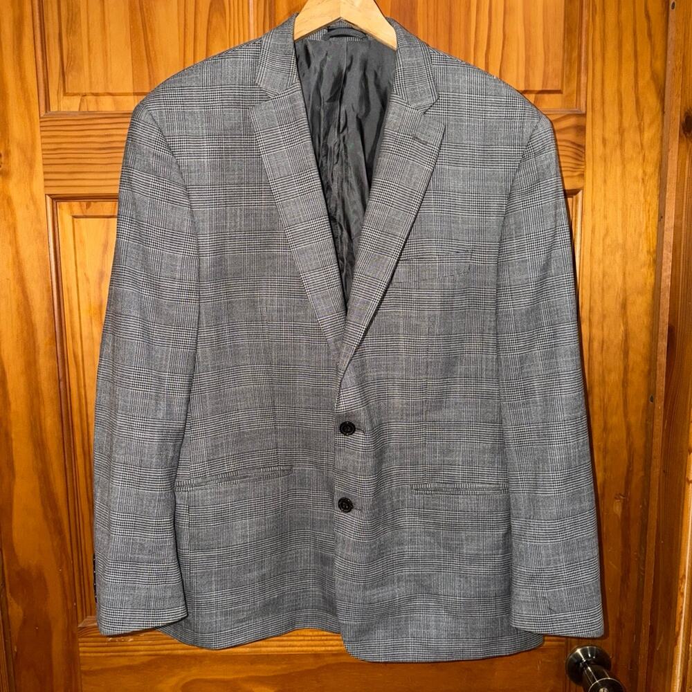 Men's Ralph Lauren Plaid Two Button Blazer Size 46R